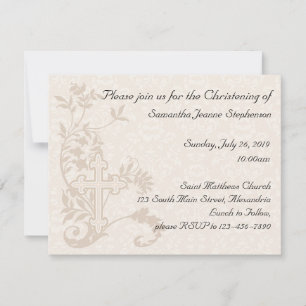 Invitation Baby Christening
