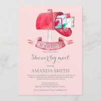 Baby Girl Longue distance Douche par Mail Invitati