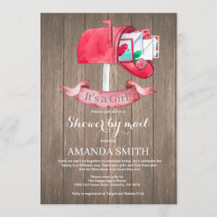 Invitation Baby Girl Longue distance Douche par Mail Invitati