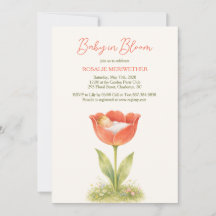 Baby in Bloom Baby Shower Coté Maison Champêtre