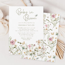 Baby in Bloom Girl Baby shower