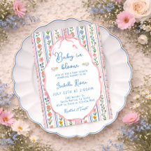 Baby in Bloom Grandmillennial Baby Shower