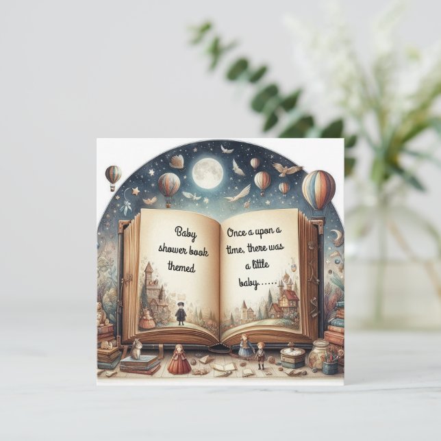 Invitation baby shower (Debout devant)