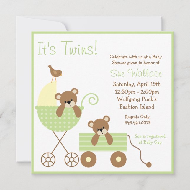 Invitation Baby shower (Devant)