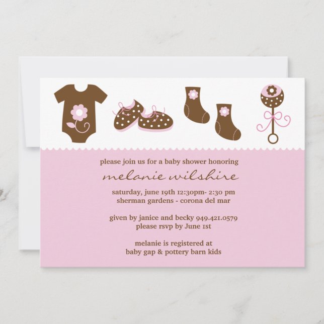 Invitation Baby shower (Devant)