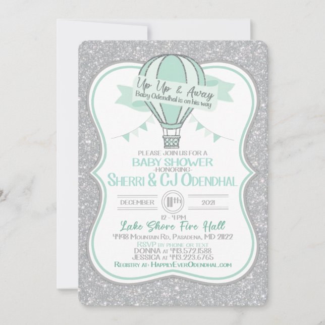 Invitation Baby shower (Devant)