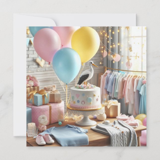 Invitation Baby shower (Devant)