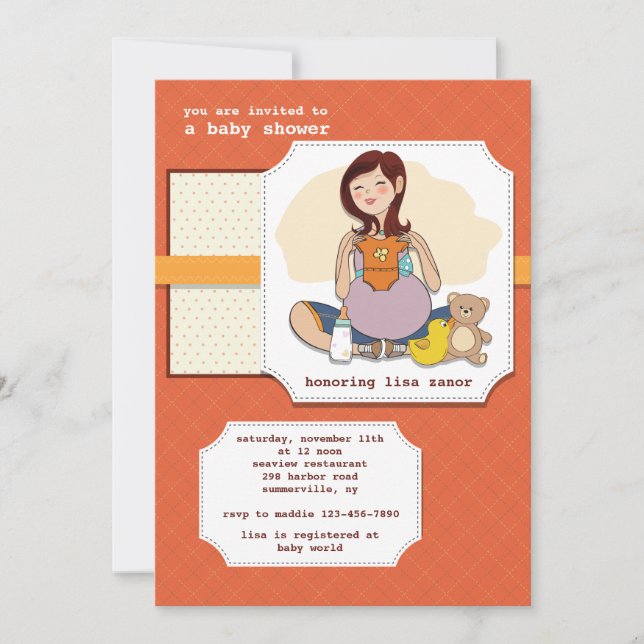 Invitation Baby shower (Devant)