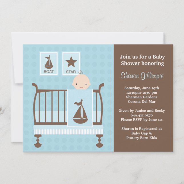 Invitation baby shower (Devant)