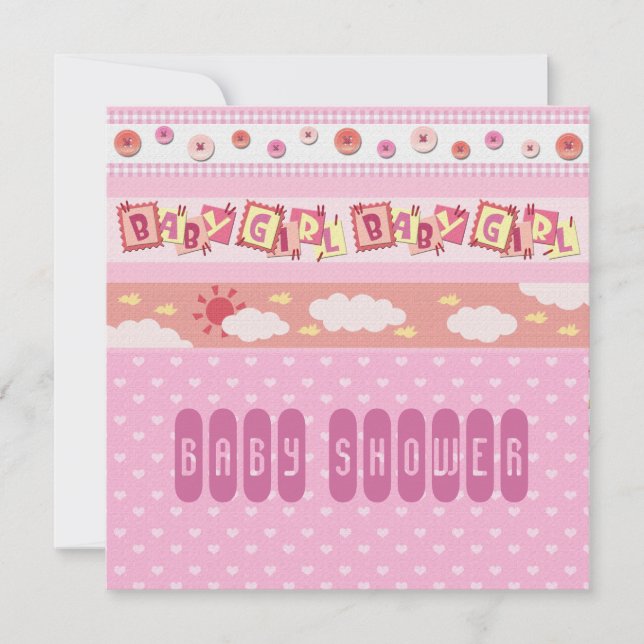 Invitation baby shower (Devant)