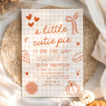 Baby shower À Tarte À La Petite Cutie Creusé À La 