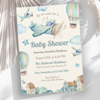 Baby shower à thème de l'aviation pour garçon