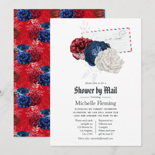 Invitation Baby-Shower Américain Patriotique par la Poste