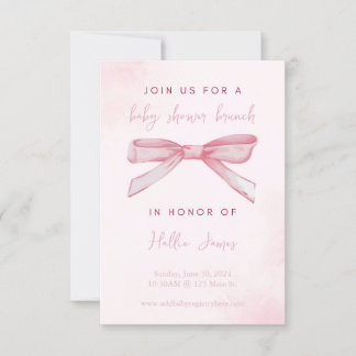 Invitation baby shower arc
