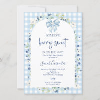 Baby shower aux bleuets
