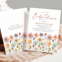 Baby shower aux fleurs sauvages du Boho rose migno