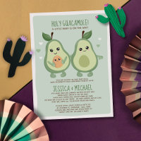 Baby shower Avocado Saint-Guacamole par courrier