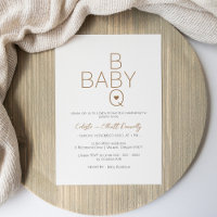 Baby shower barbecue blanc minimaliste moderne