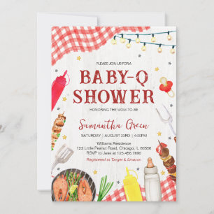 Invitation Baby shower BBQ
