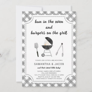Invitation Baby shower BBQ