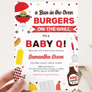 Invitation Baby Shower BBQ