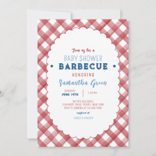 Invitation Baby shower BBQ