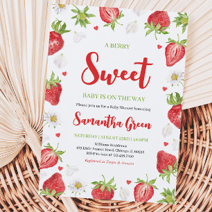 Invitation Baby Shower « Berry Sweet »