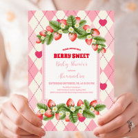 Baby shower Berry Sweet Strawberry