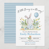 Baby shower Bleu Bleu d'aquarelle de garçon doux