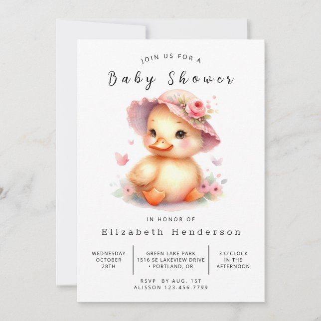 Invitation Baby shower Boho Printable (Devant)