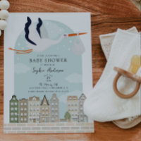 Baby shower Boho Stork Livraison Spéciale Saupoudr