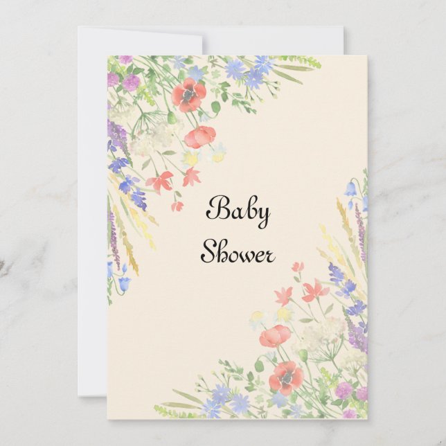Invitation Baby shower Bridgerton (Devant)