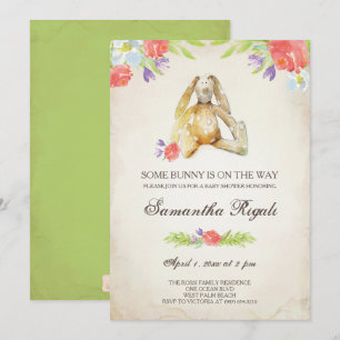 Invitation baby shower ~ Bunny Invitation