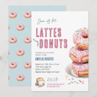 Baby shower Café Brunch Dîner Lattes et beignets