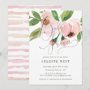 INVITATION BABY SHOWER CÉLÉBRÉE