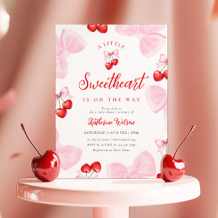 Invitation Baby shower Cherry Sweetheart