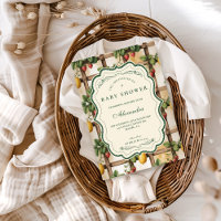 Baby Shower Citron Frais aux Fraises Rustique