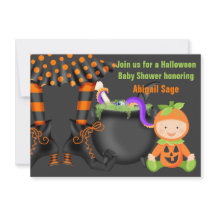 Baby shower Citrouille d'Halloween Neutral