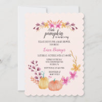 Baby shower Citrouille fille