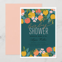 Baby shower Citrus Orange Cutie Lemon