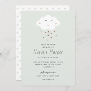 Invitation Baby shower Cloud mignon