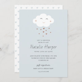 Invitation Baby shower Cloud mignon