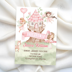 Invitation Baby-shower conte de fée
