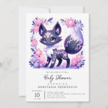 Baby shower Cute Pastel Fox