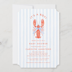 Invitation Baby shower Cutie Côtière