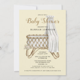 Invitation Baby shower d'allaitement Boho Gender