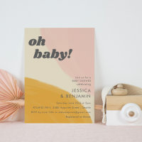 Baby shower d'aquarelle Abstraite rose pâle