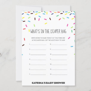 Invitation Baby shower d'arrosage - Nom modifiable, 5x7