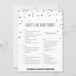 Invitation Baby shower d'arrosage - Nom modifiable, 5x7