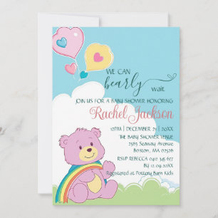 Invitation Baby shower D'Attente Bprécoce Mignonne Blonde Coe